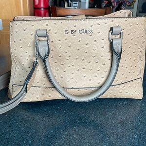 Only used once! Taupe colored purse and wallet. G by Guess.